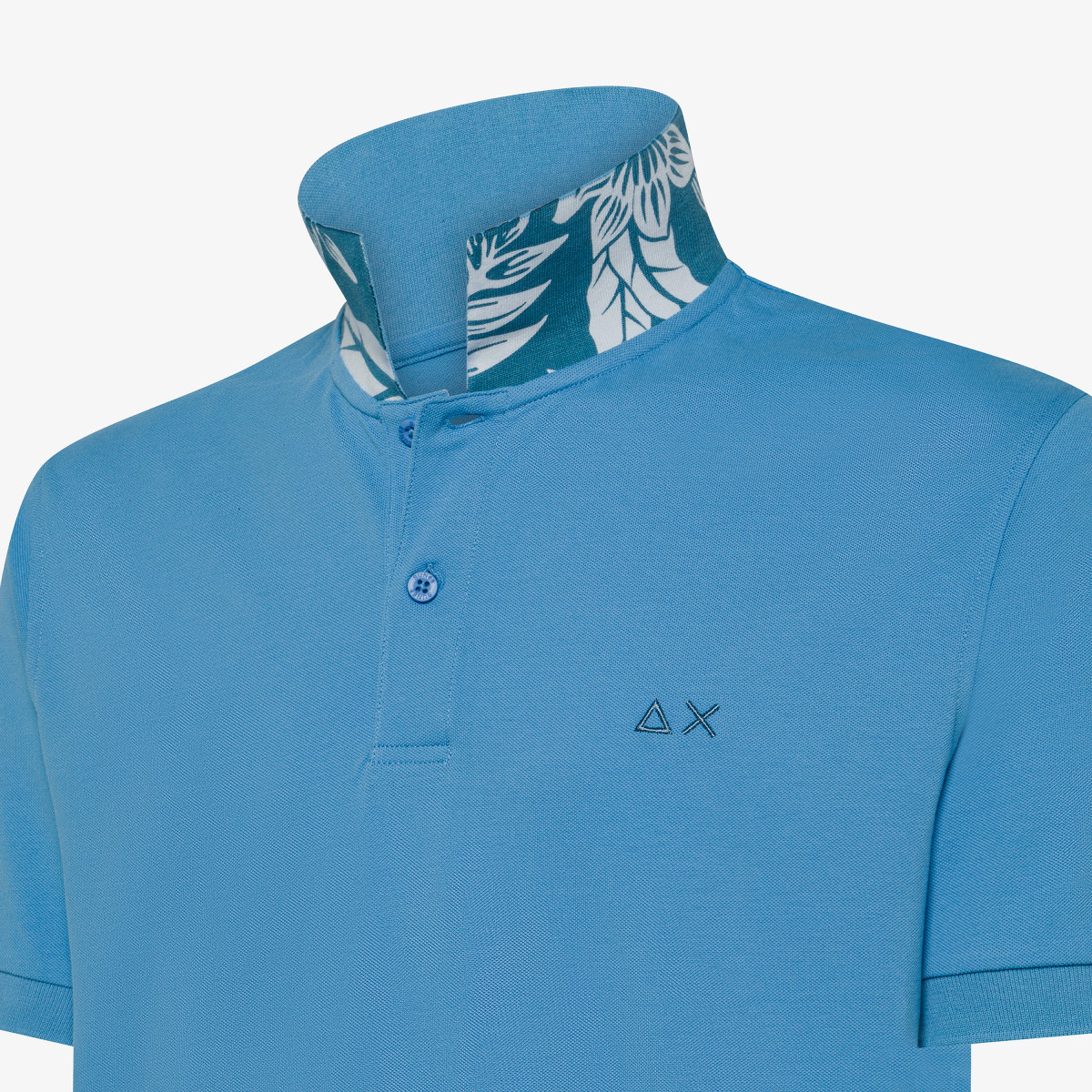 POLO PRINT UNDER COLLAR S/S AVIO