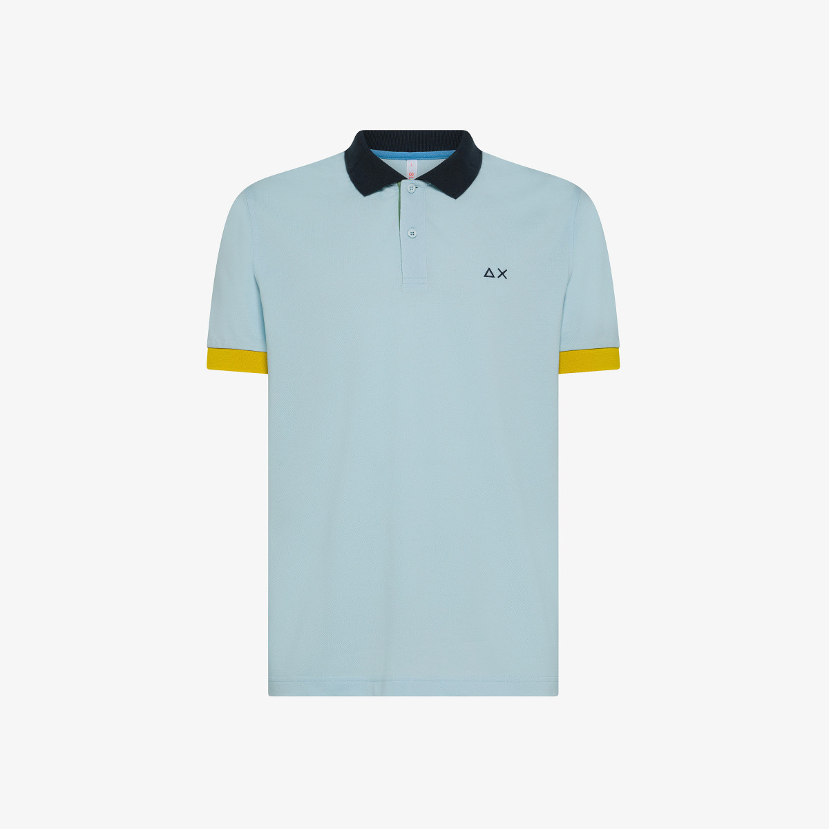 POLO 3 COLOR WAY S/S AZZURRO