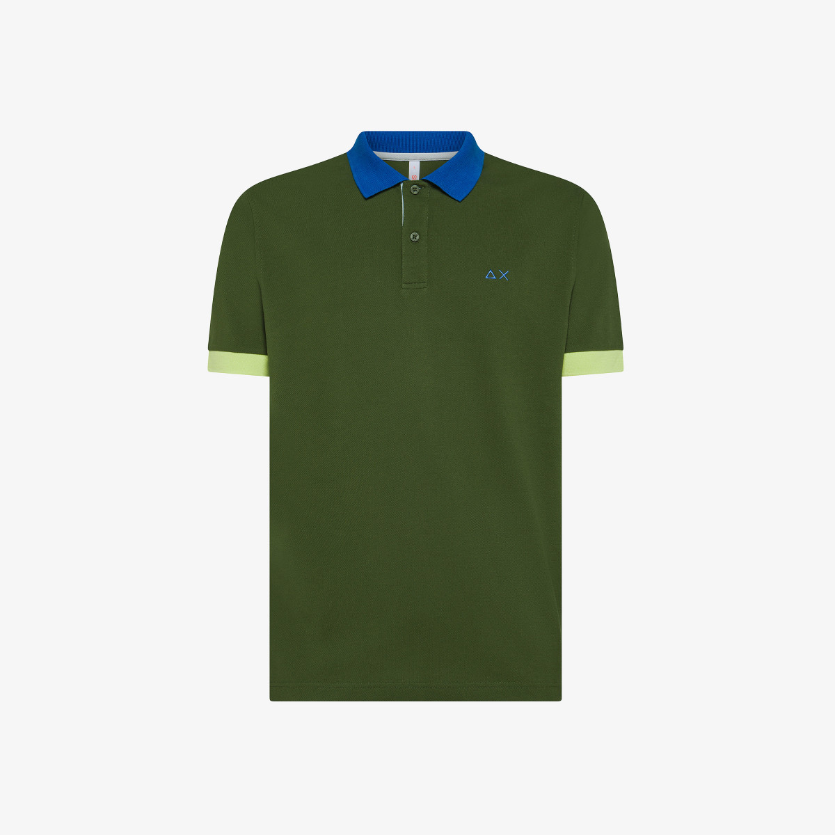 POLO 3 COLOR WAY S/S VERDE SCURO