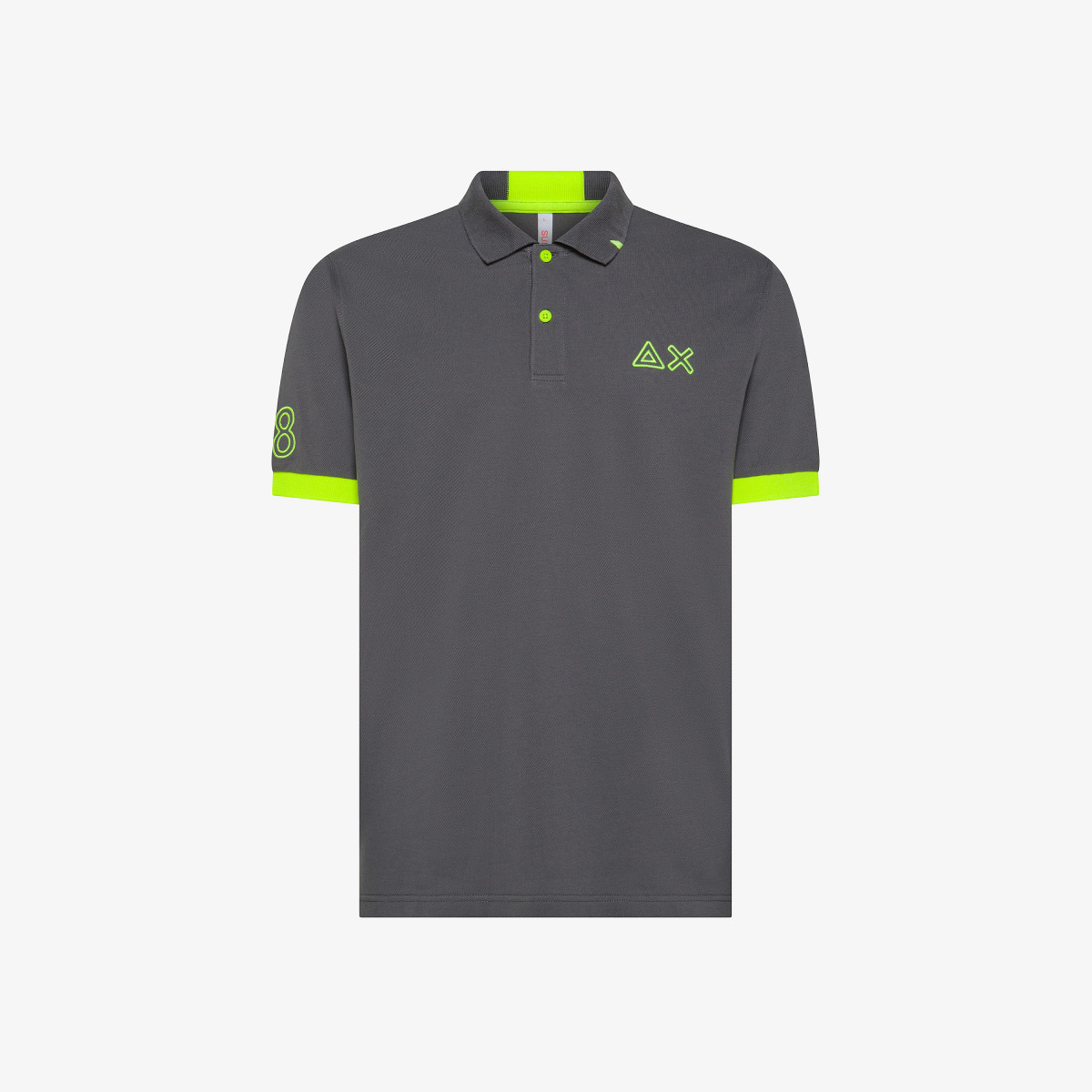 POLO LOGO FLUO S/S INCHIOSTRO