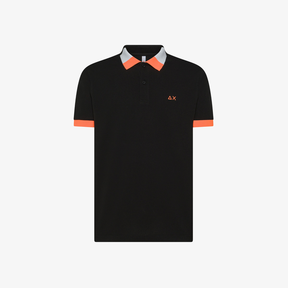 POLO FLUO MULTICOLOR S/S BLACK