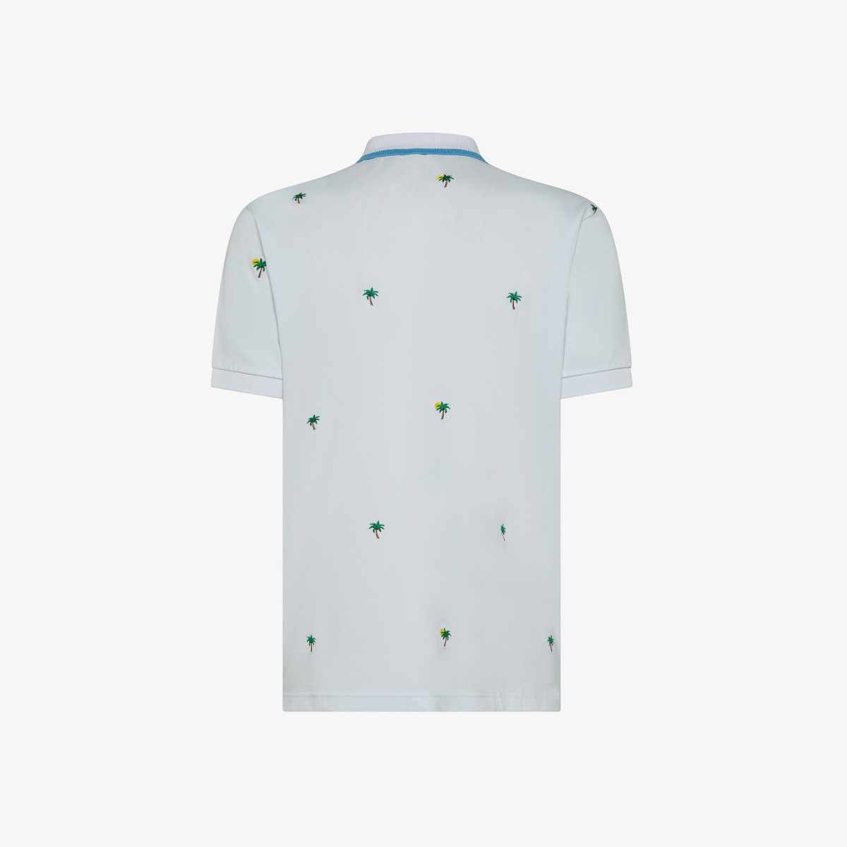POLO FULL EMBROIDERY S/S BIANCO