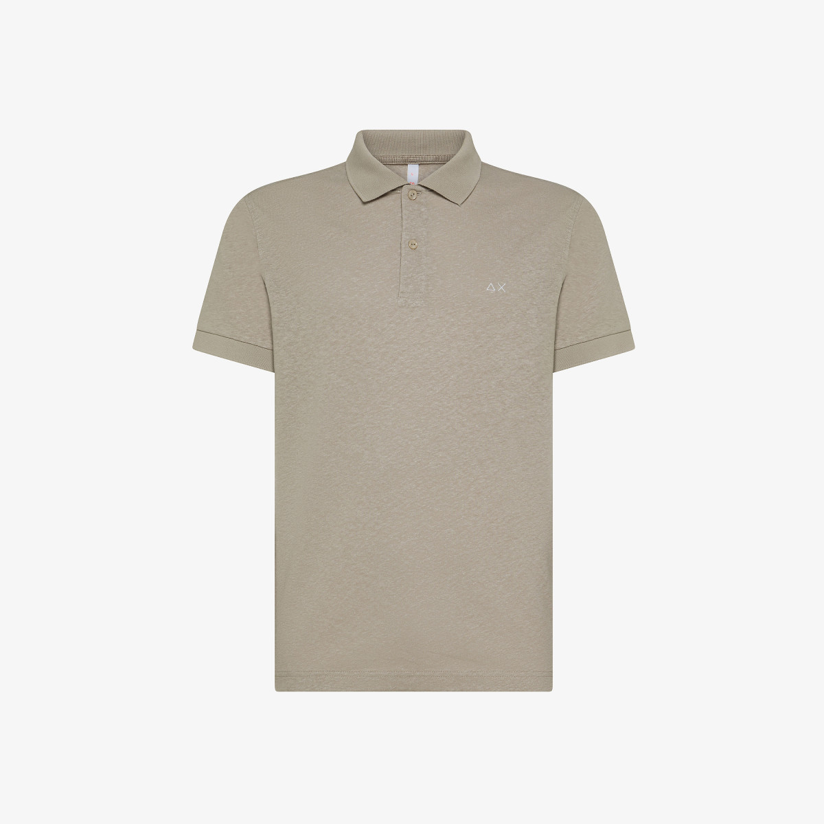 POLO JERSEY LINEN S/S STONE