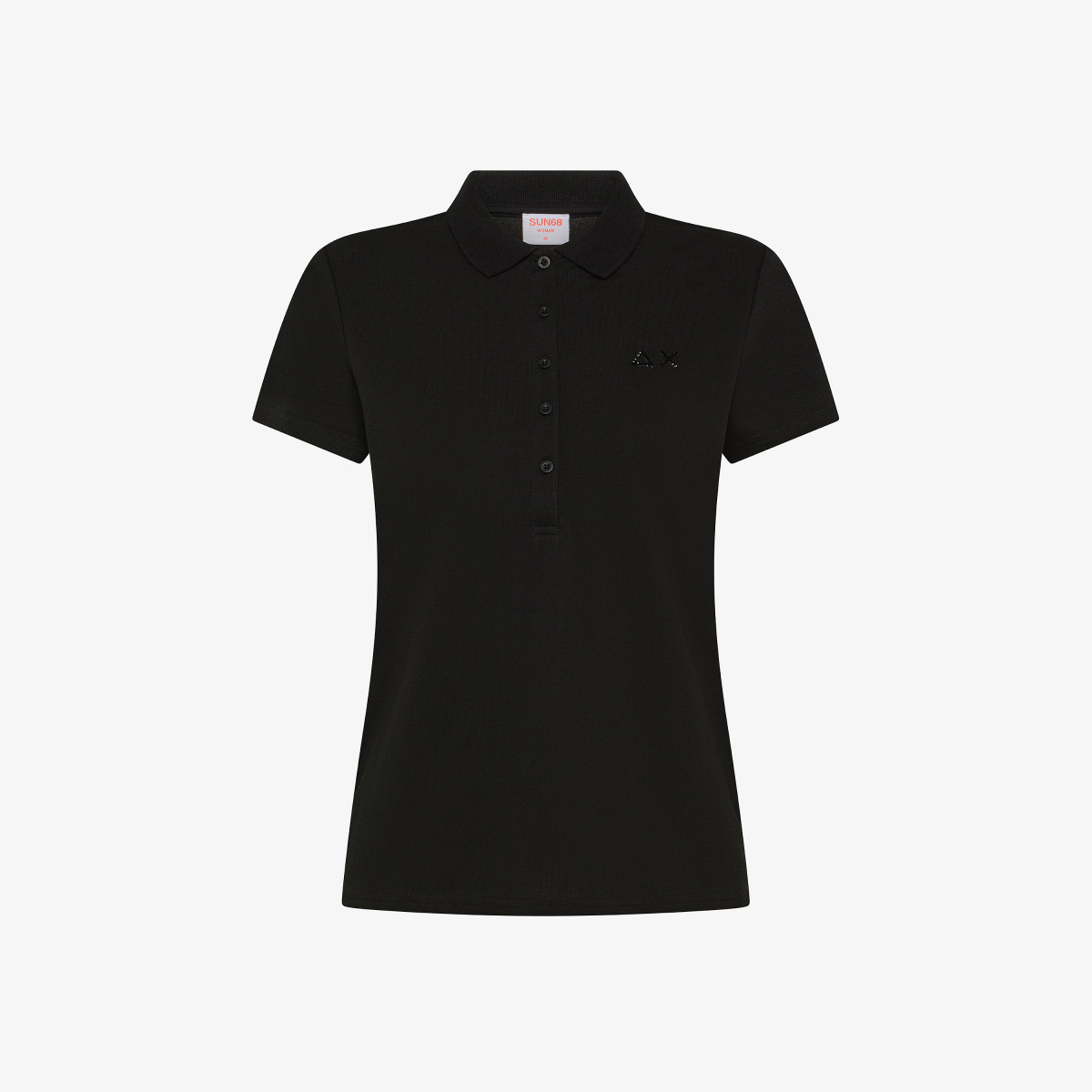 POLO SOLID SLIM FIT S/S BLACK