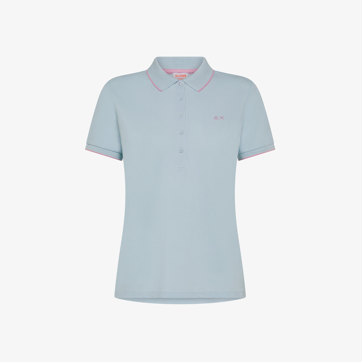 POLO SMALL STRIPE S/S LIGHT BLUE