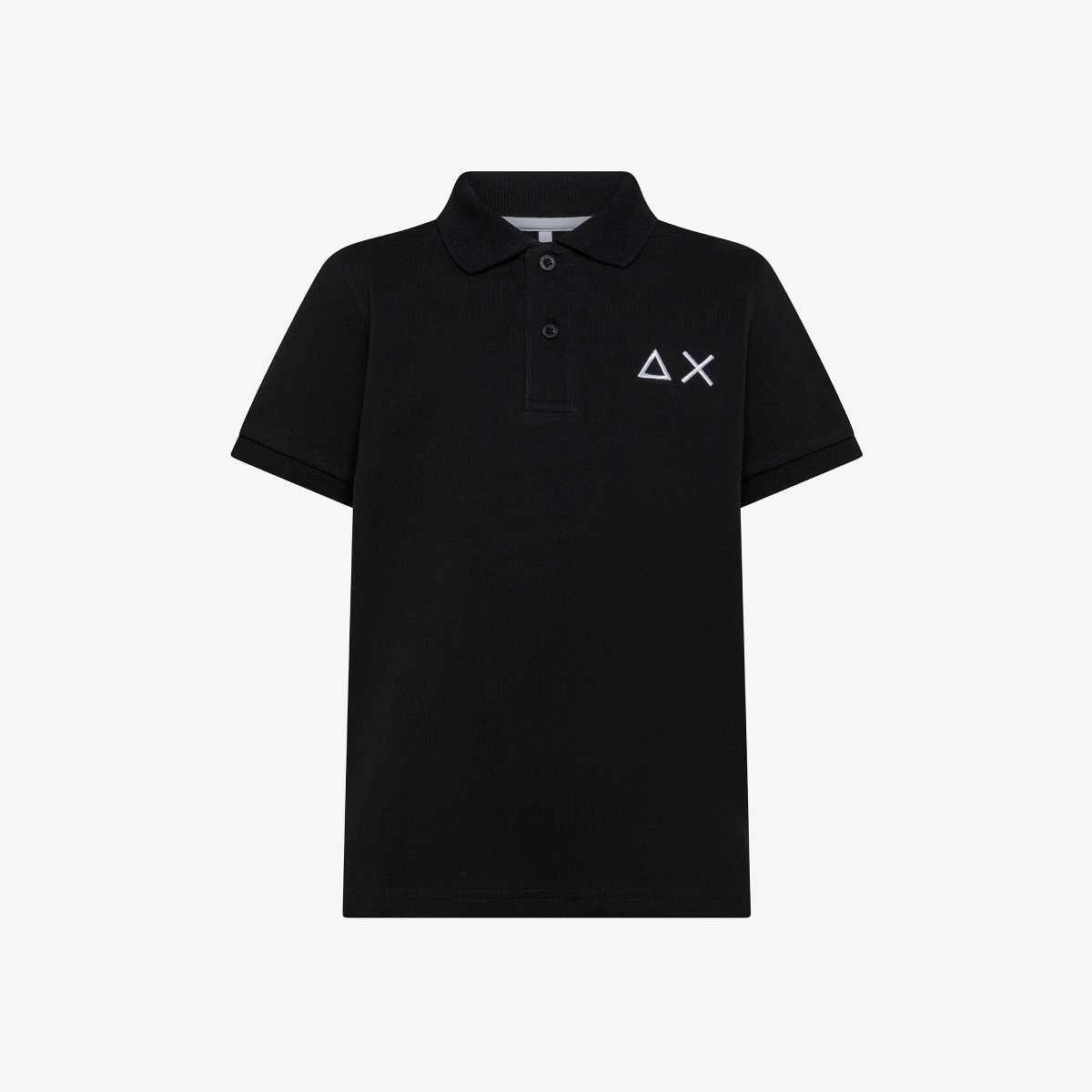 BOY'S POLO BIG LOGO S/S BLACK
