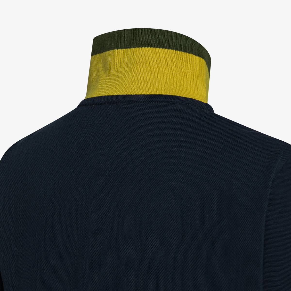 BOY'S POLO PRINT POCKET S/S NAVY BLUE