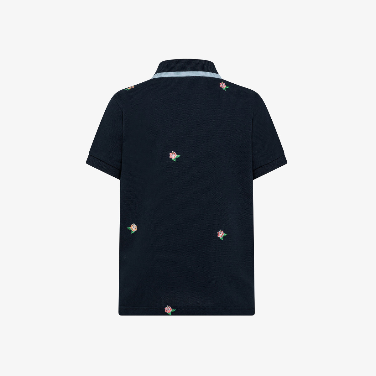 BOY'S POLO FULL EMBROIDERY S/S NAVY BLUE