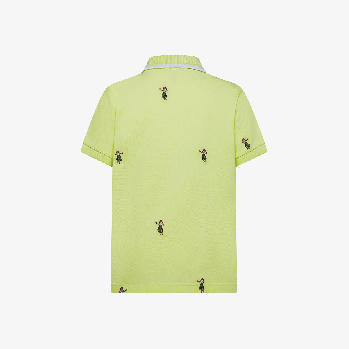 BOY'S POLO FULL EMBROIDERY S/S GIALLO LIMONE