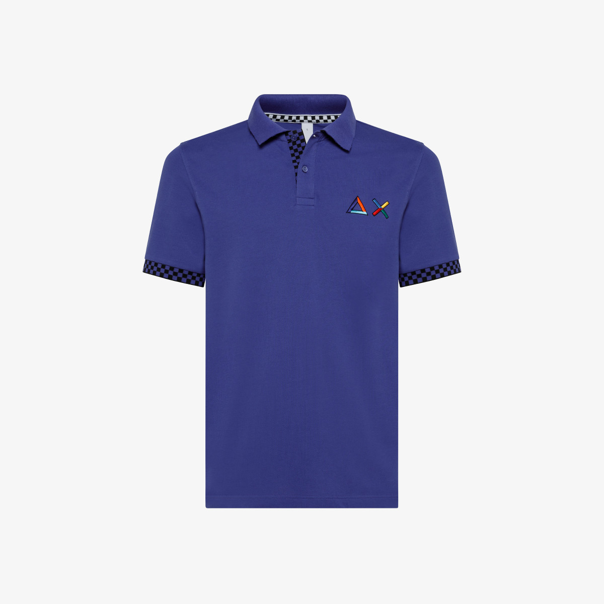 POLO EL. PATCH S/S VIOLA