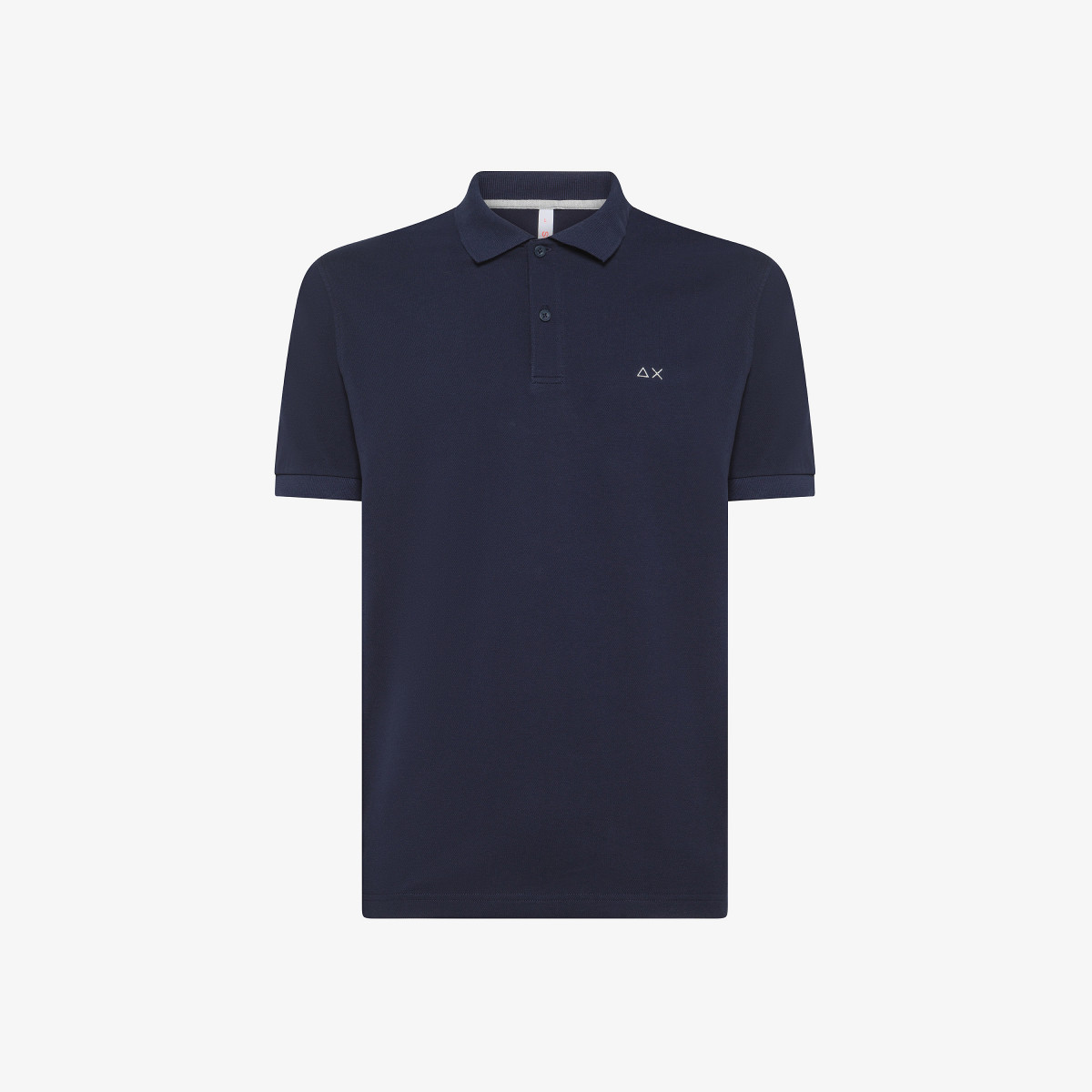 Cotton piqué polo shirt NAVY BLUE