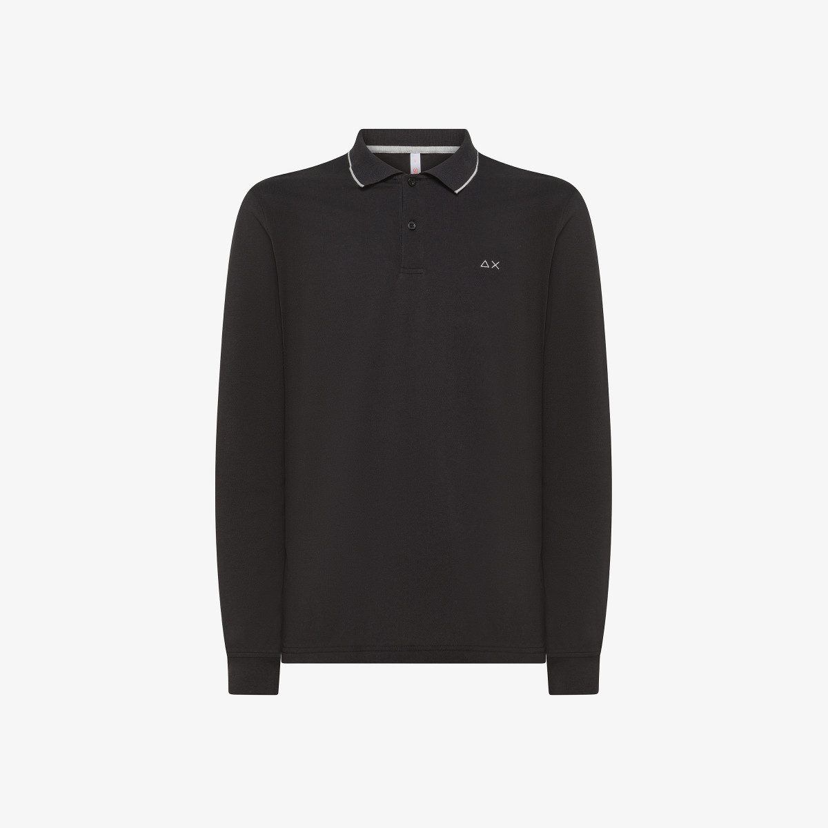 Cotton piqué polo shirt BLACK