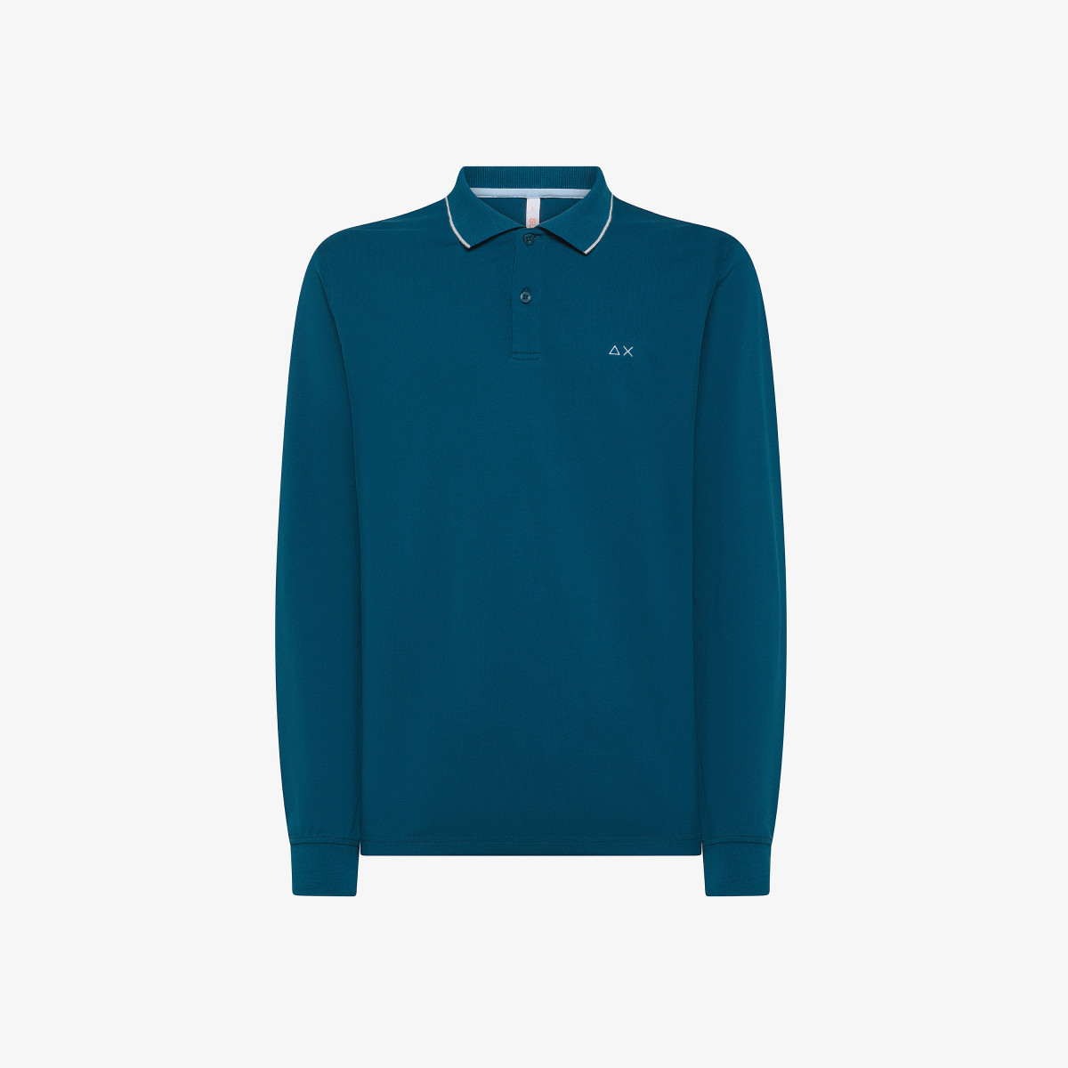 Cotton piqué polo shirt DEEP BLUE