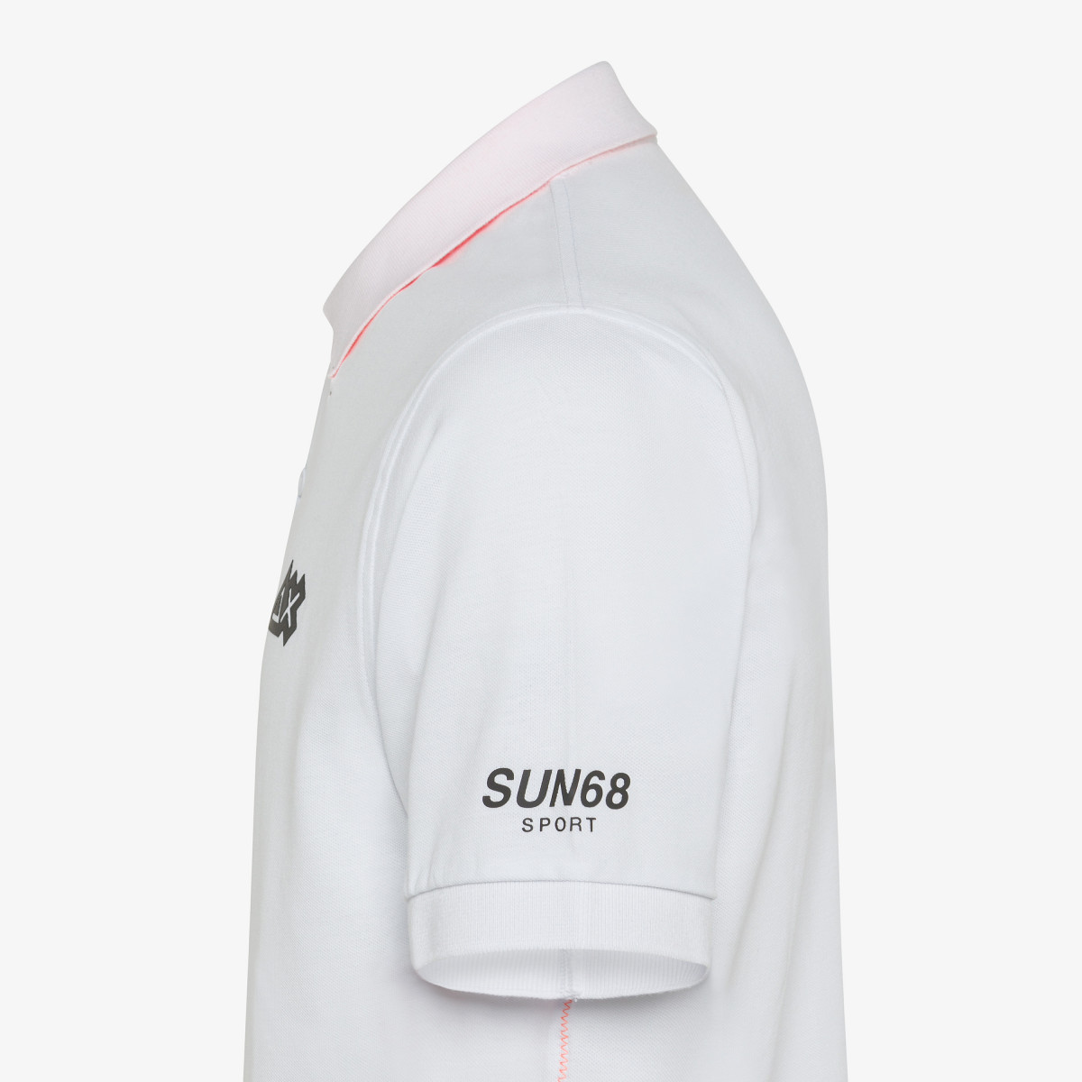 Cotton piqué polo shirt WHITE