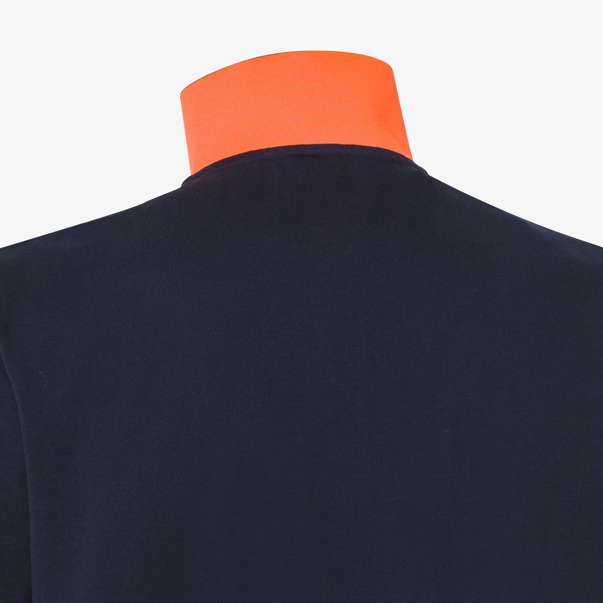 Cotton piqué polo shirt NAVY BLUE