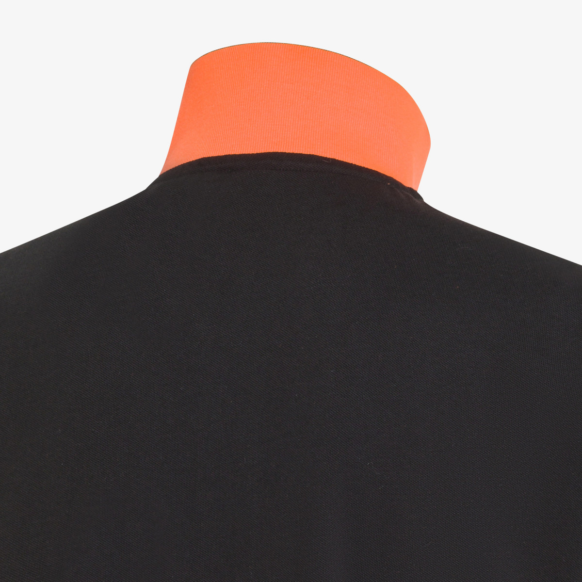 Cotton piqué polo shirt BLACK