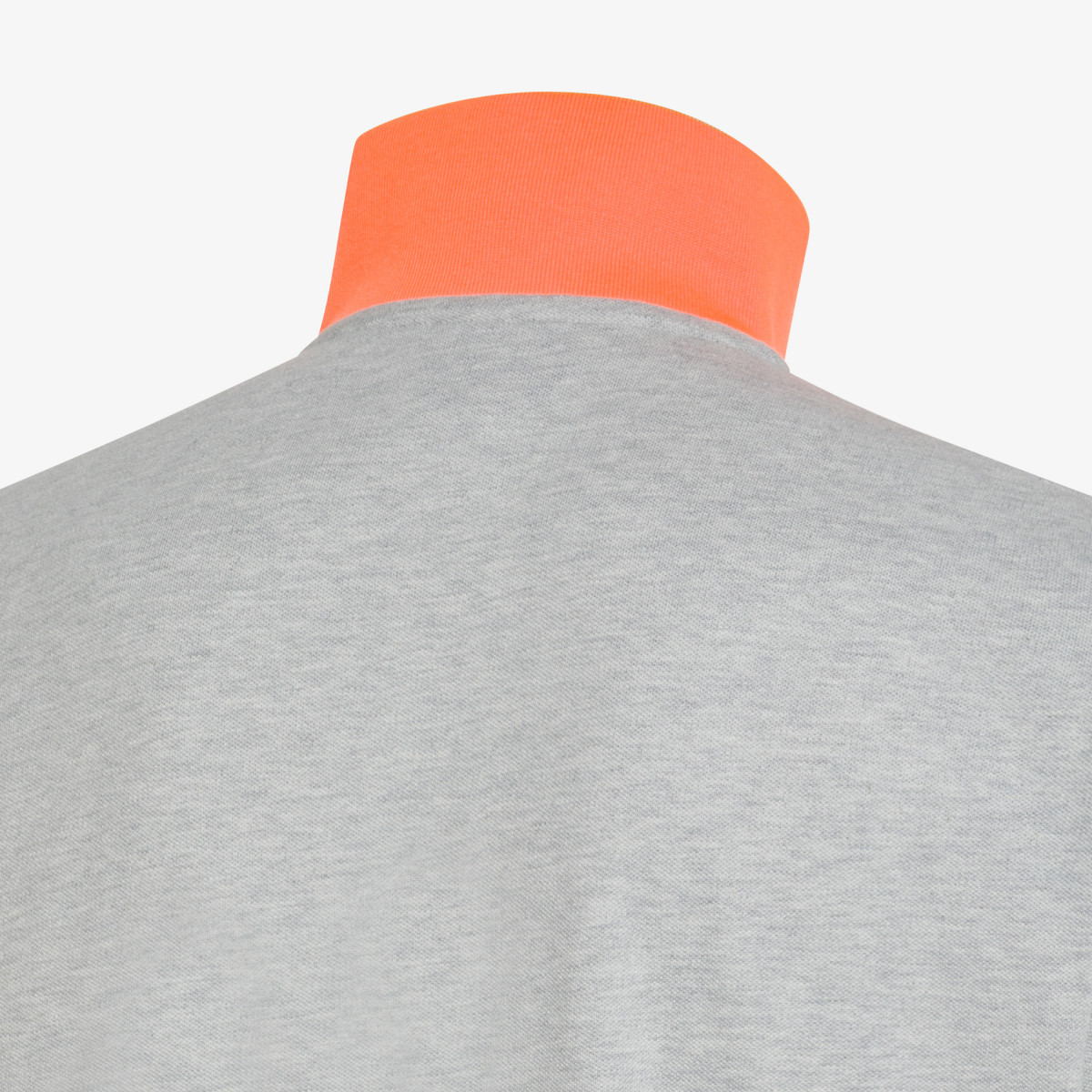 Cotton piqué polo shirt MEDIUM GREY