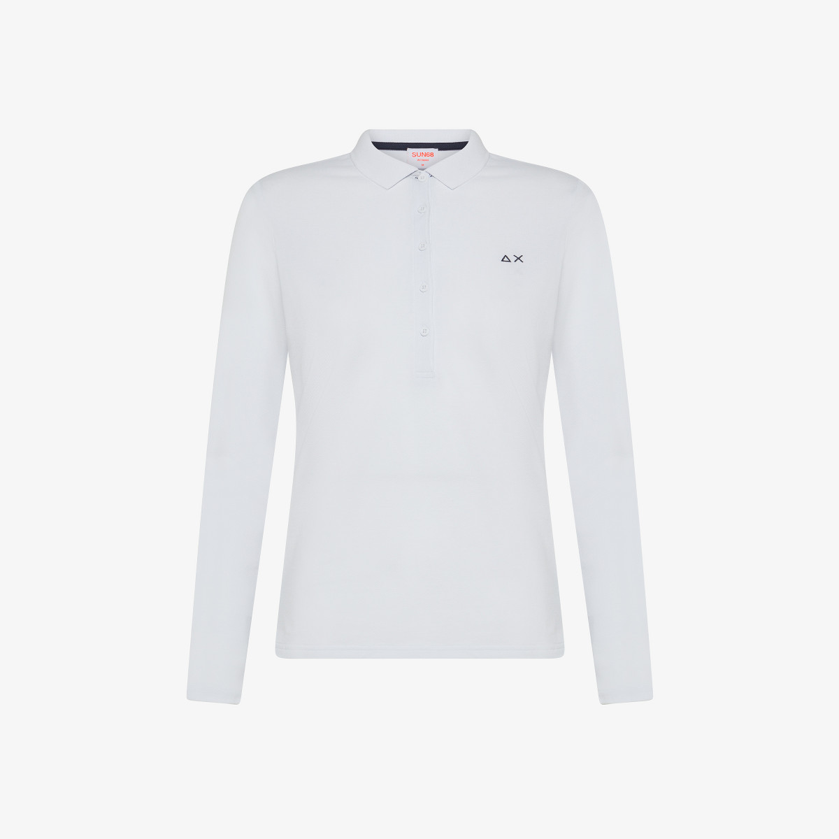 Cotton piqué polo shirt WHITE