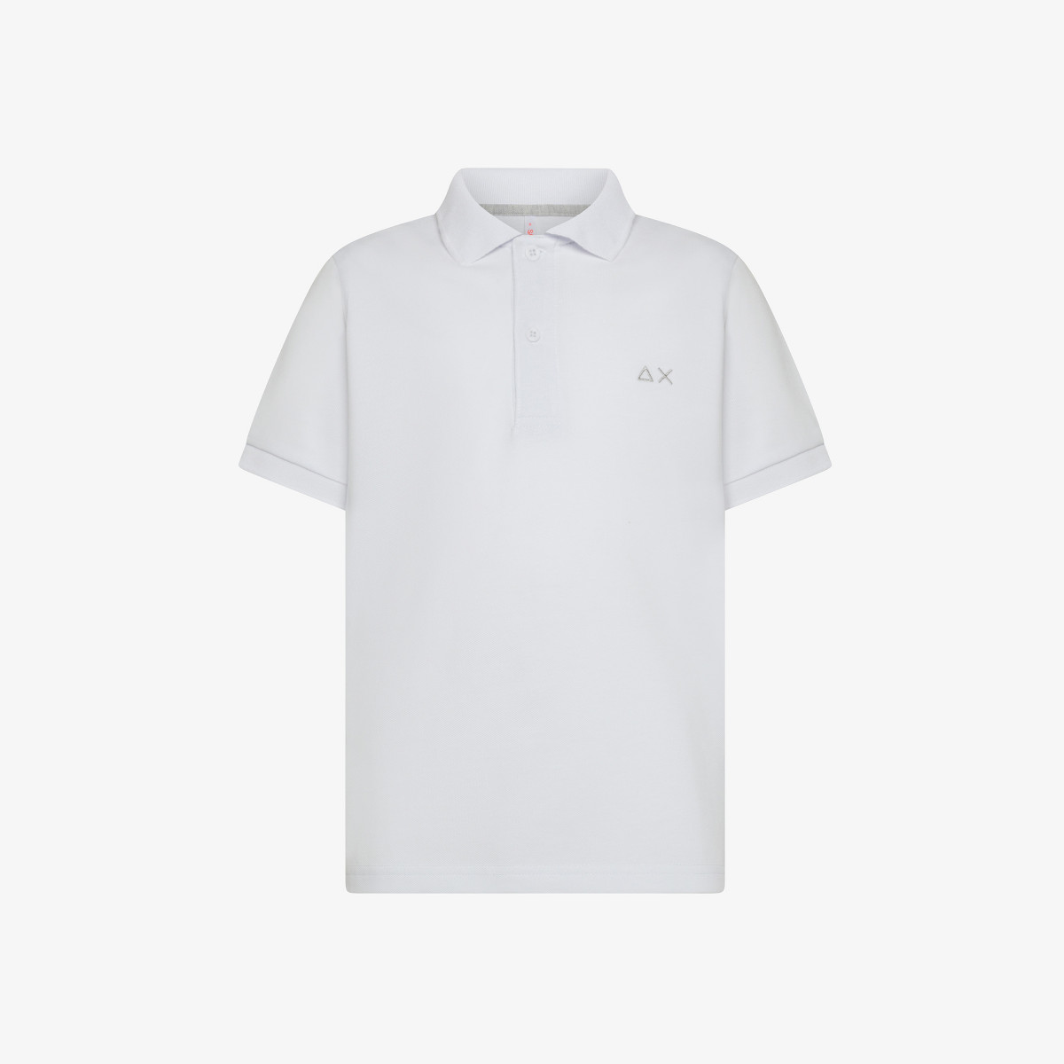 Cotton piqué polo shirt WHITE