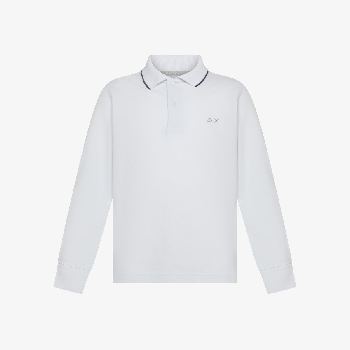 Cotton piqué polo shirt WHITE