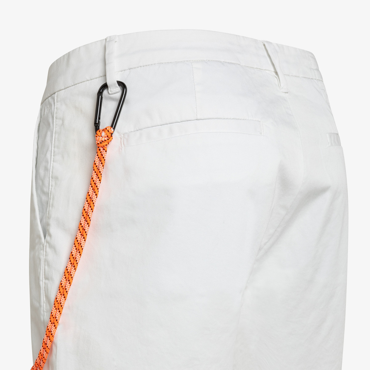 BERMUDA CHINO FOLD WHITE