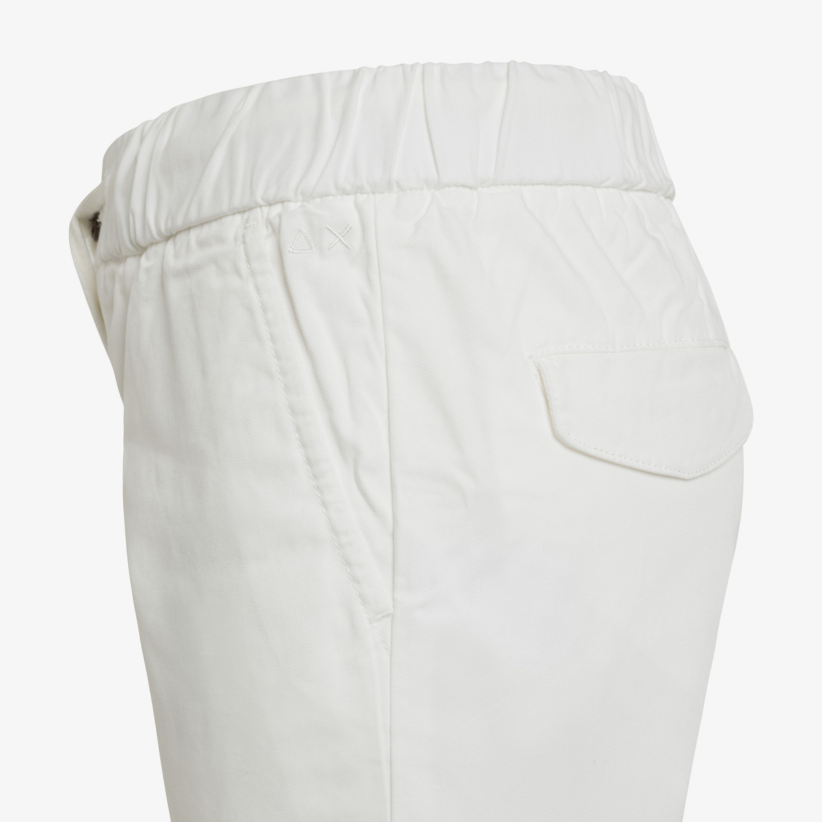BOY'S BERMUDA COULISSE SOLID BIANCO PANNA