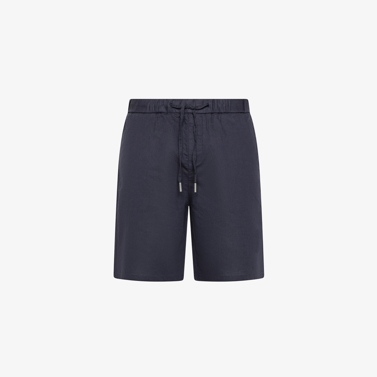 SHORTS LINEN BEACH NAVY BLUE