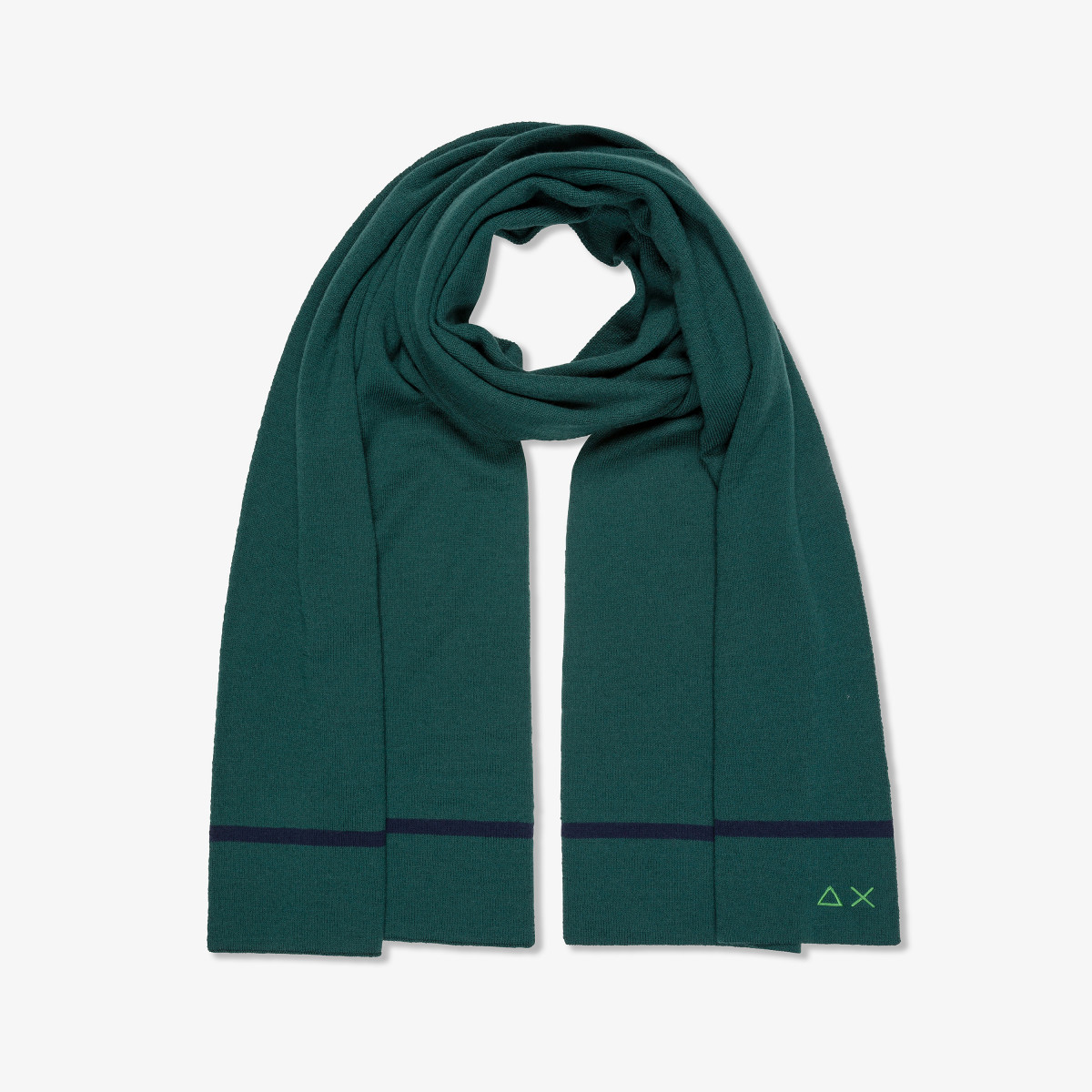 SCARF BASIC DARK GREEN