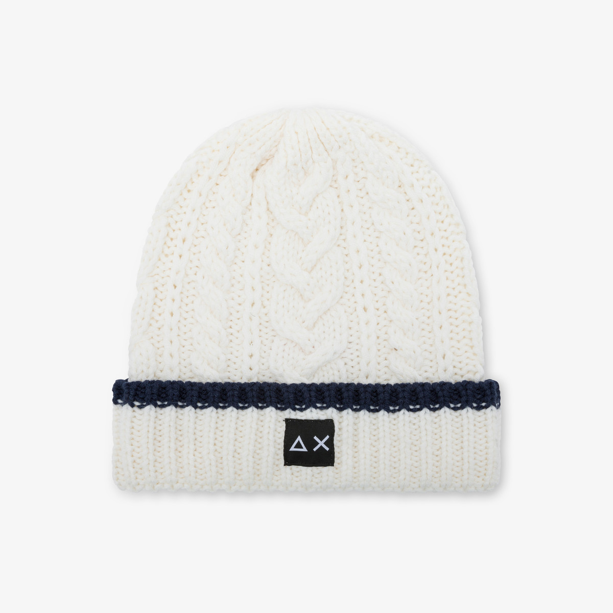 Sun 68 Beanie In Lana A Trecce - Uomo