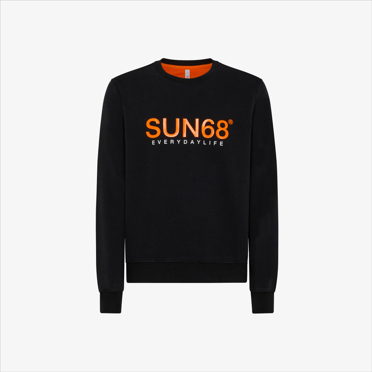 ROUND SUN68 FLUO COTT. FL. BLACK