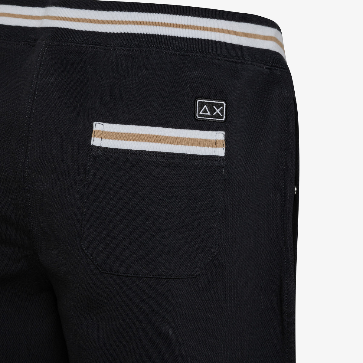PANT SHORT HERITAGE COTT.FL. BLACK