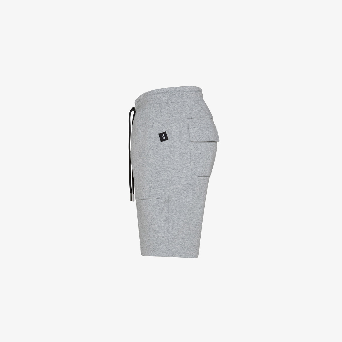 PANT SHORT FORMAL WITH POCKET COTT.FL. GRIGIO CHIARO