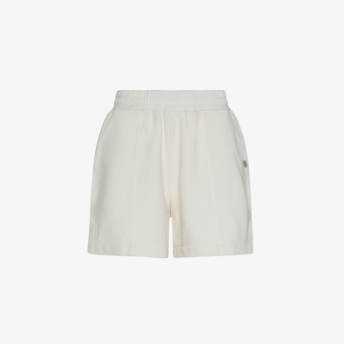 SHORTS SOLID COTTON FL. PORCELAIN