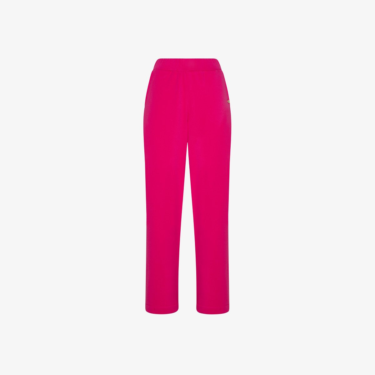 PANT WIDE LEG COTTON FL. CICLAMINO