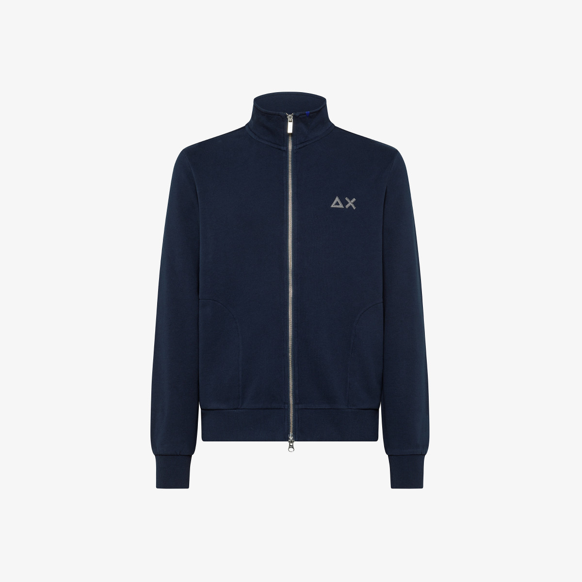 FULL ZIP BASIC COTT. FL. NAVY BLUE