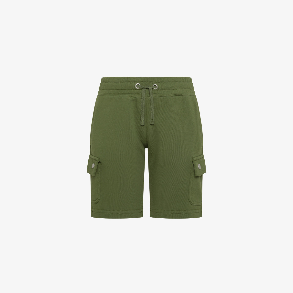 BOY'S PANT SHORT CARGO COTT.FL. VERDE SCURO