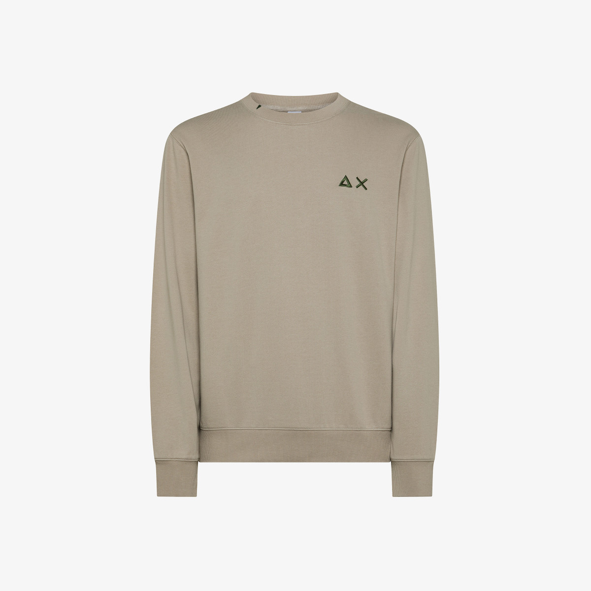 SWEATSHIRT BASIC FLEECE STONE