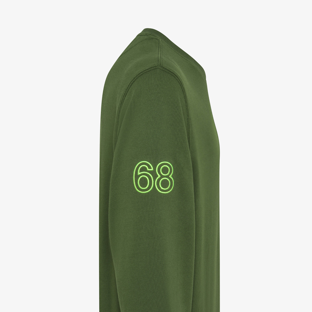 SWEATSHIRT SUN68 FLUO FLEECE DARK GREEN