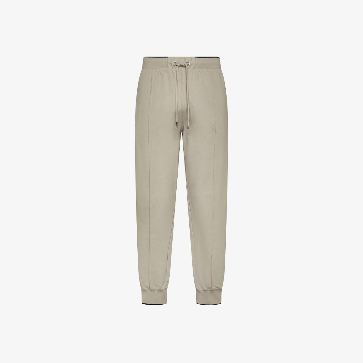 SWEATPANTS PIQUET SMALL STRIPES FLEECE STONE