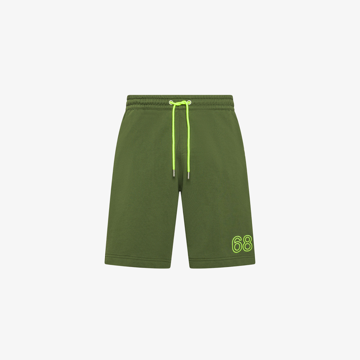 SWEATSHORTS FLUO FLEECE DARK GREEN