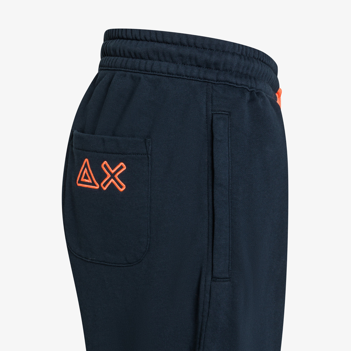 SWEATPANTS FLUO FLEECE NAVY BLUE