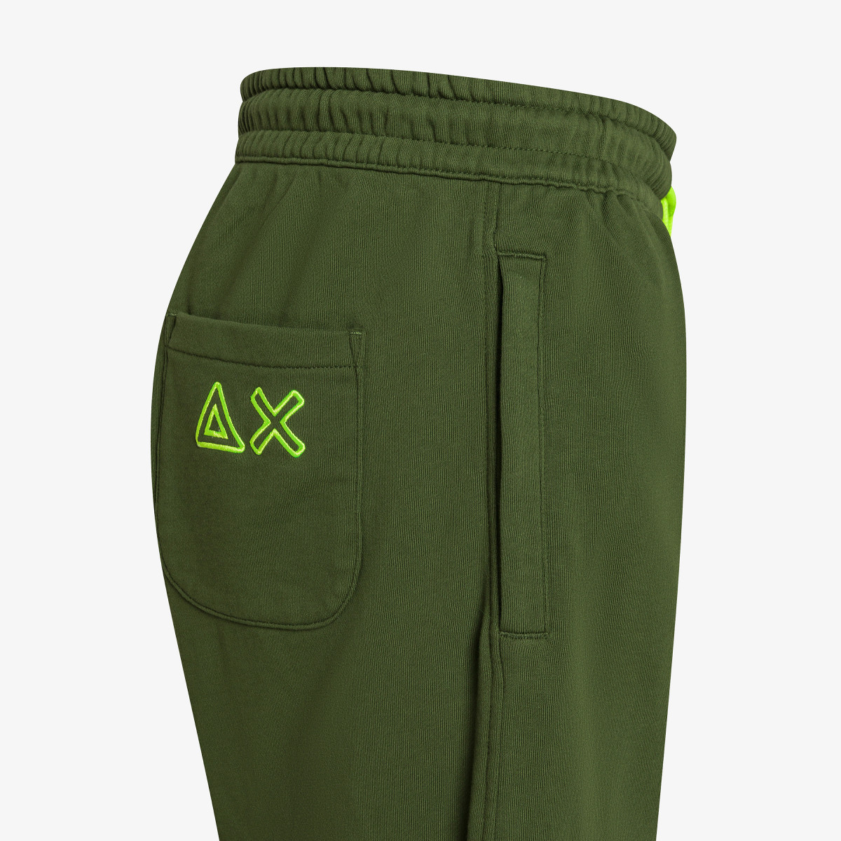 SWEATPANTS FLUO FLEECE DARK GREEN