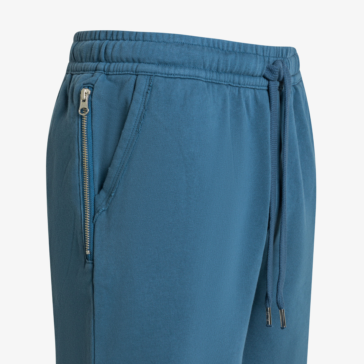 Dark avio fleece Bermuda shorts vintage wash