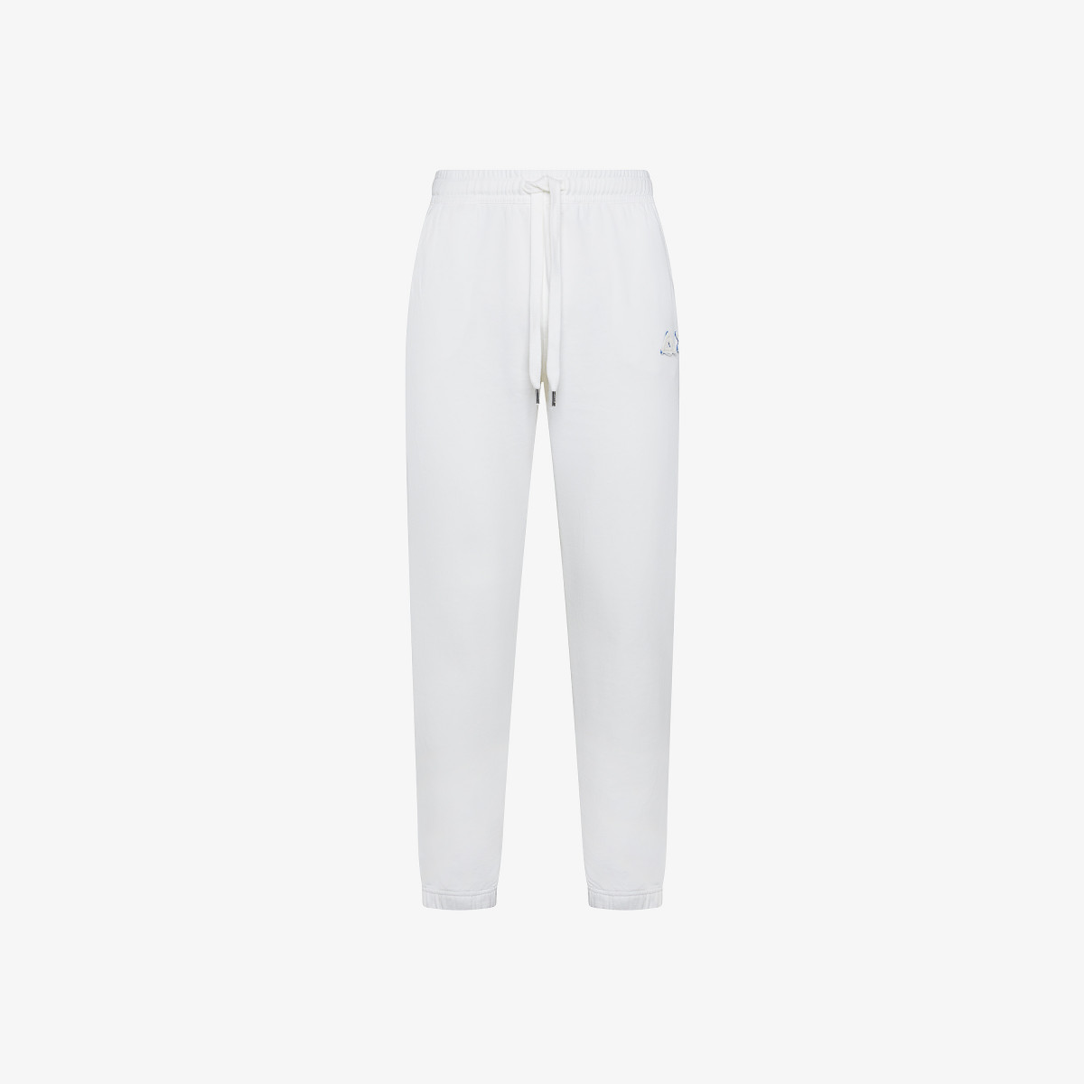 Pantaloni bianco panna in felpa vintage