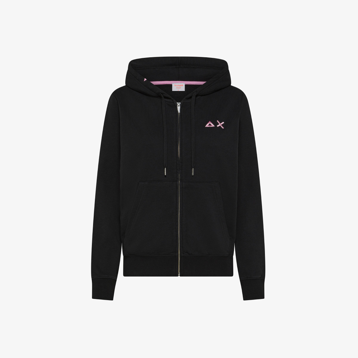 HOODIE ZIP L/S FLEECE BLACK