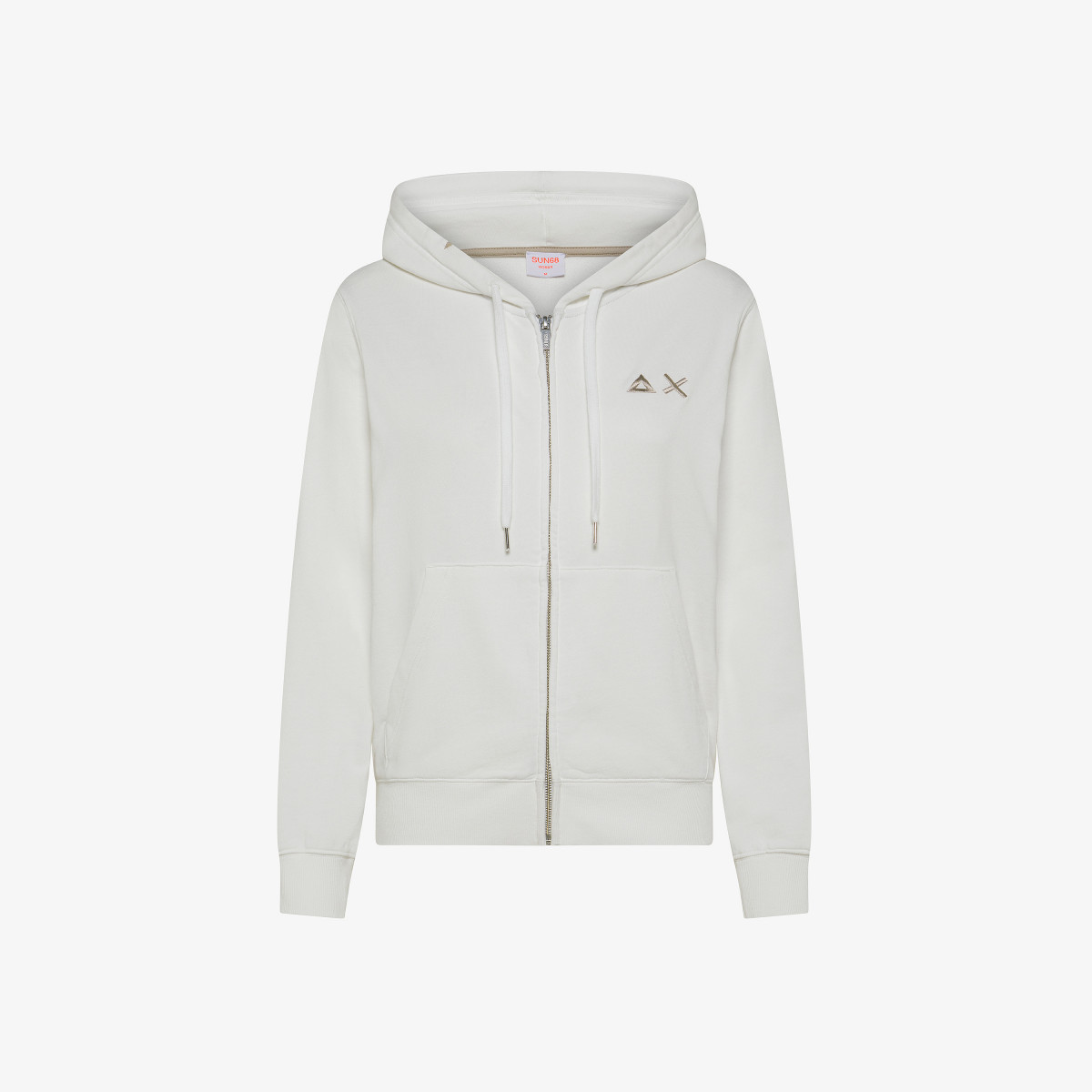 HOODIE ZIP L/S FLEECE OFF WHITE