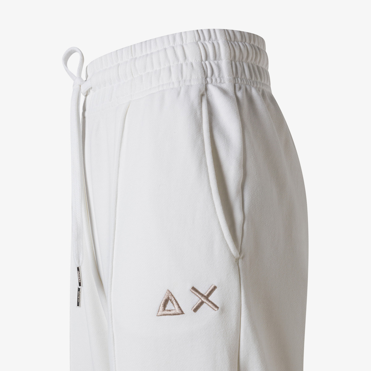 SWEATPANTS WIDE LEG FLEECE OFF WHITE
