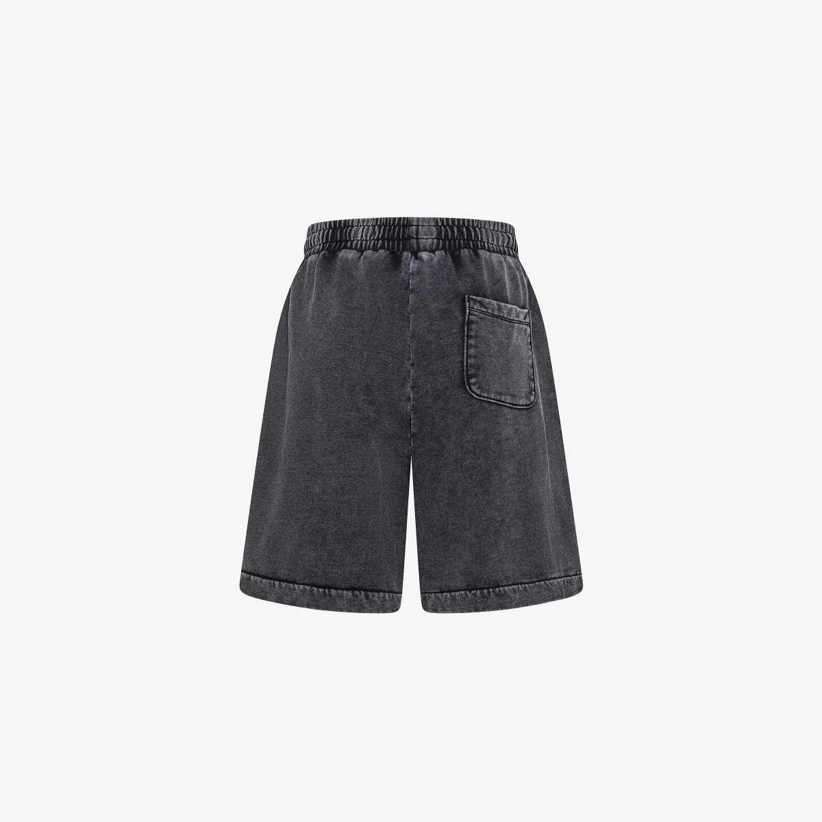 SWEATPANTS BERMUDA VINTAGE FLEECE BLACK