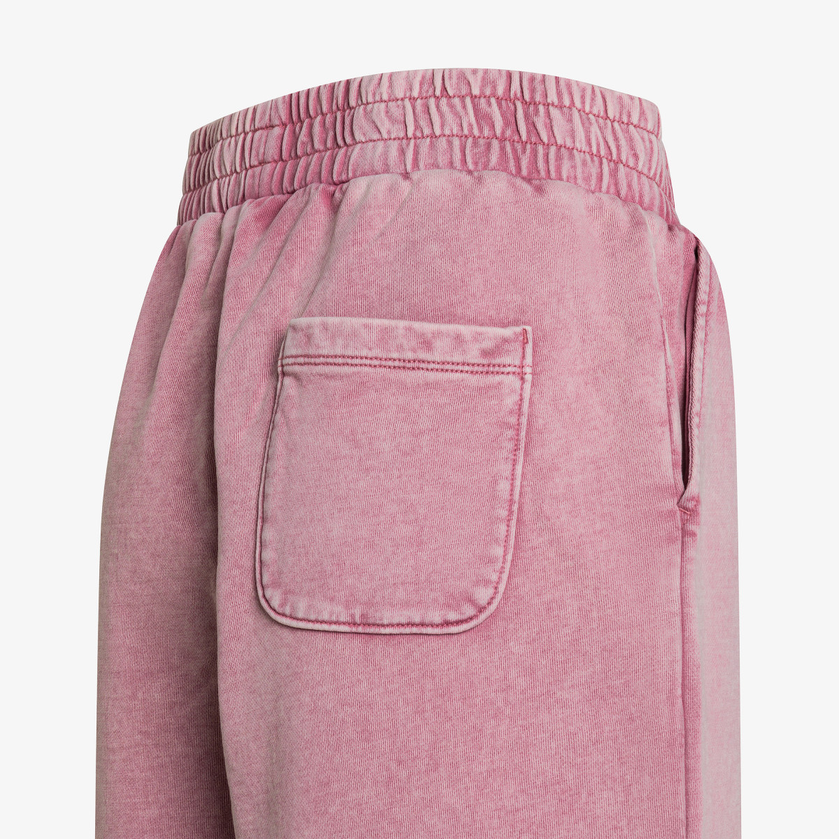 SWEATPANTS BERMUDA VINTAGE FLEECE ROSA SCURO