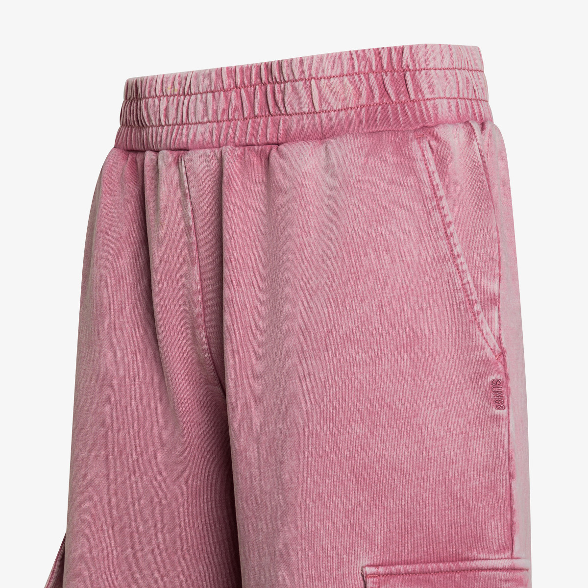 SWEATPANTS CARGO VINTAGE FLEECE DARK PINK